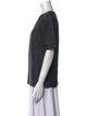 Stella McCartney Bateau Neckline Short Sleeve Sweatshirt