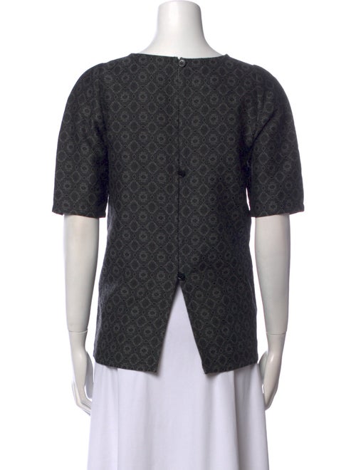 Stella McCartney Bateau Neckline Short Sleeve Sweatshirt