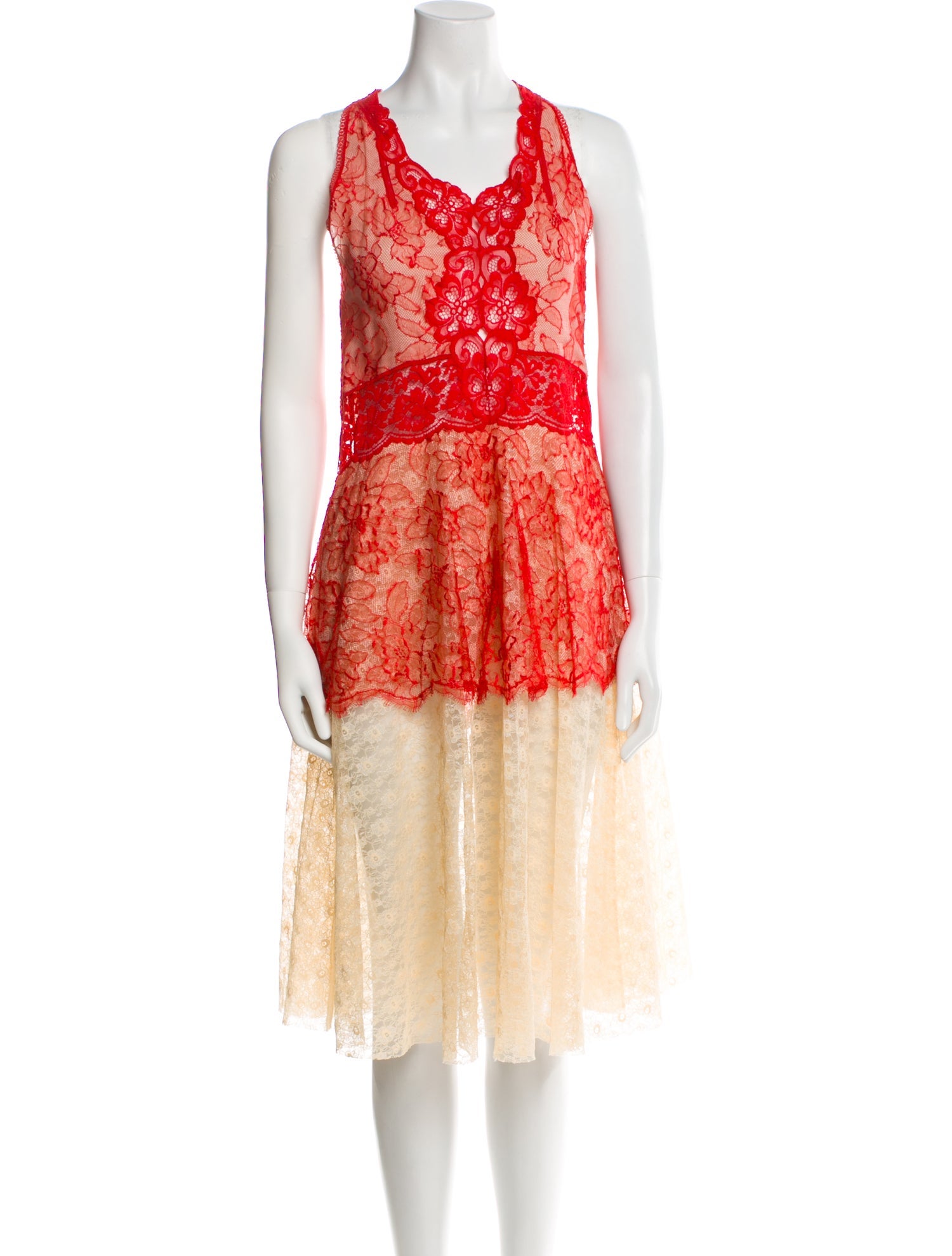 Stella McCartney Lace Midi Length Dress