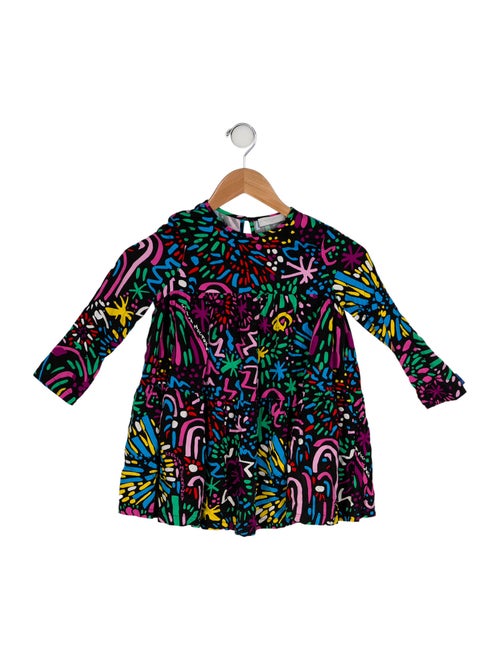 Stella McCartney Toddler Girls' Pattern Printed Long Sleeve Dress
