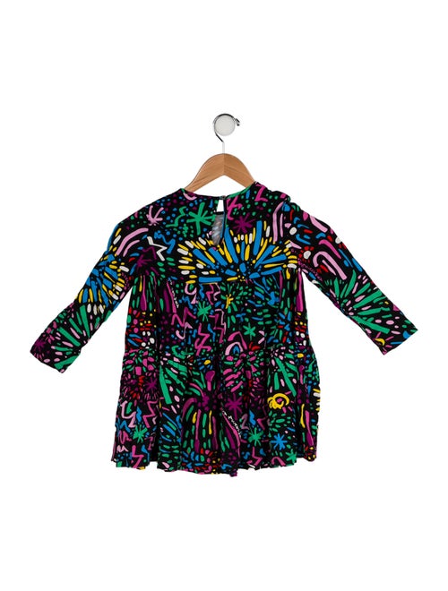 Stella McCartney Toddler Girls' Pattern Printed Long Sleeve Dress