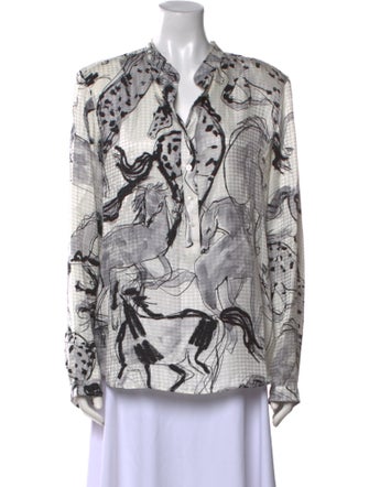 Stella McCartney Silk Printed Blouse