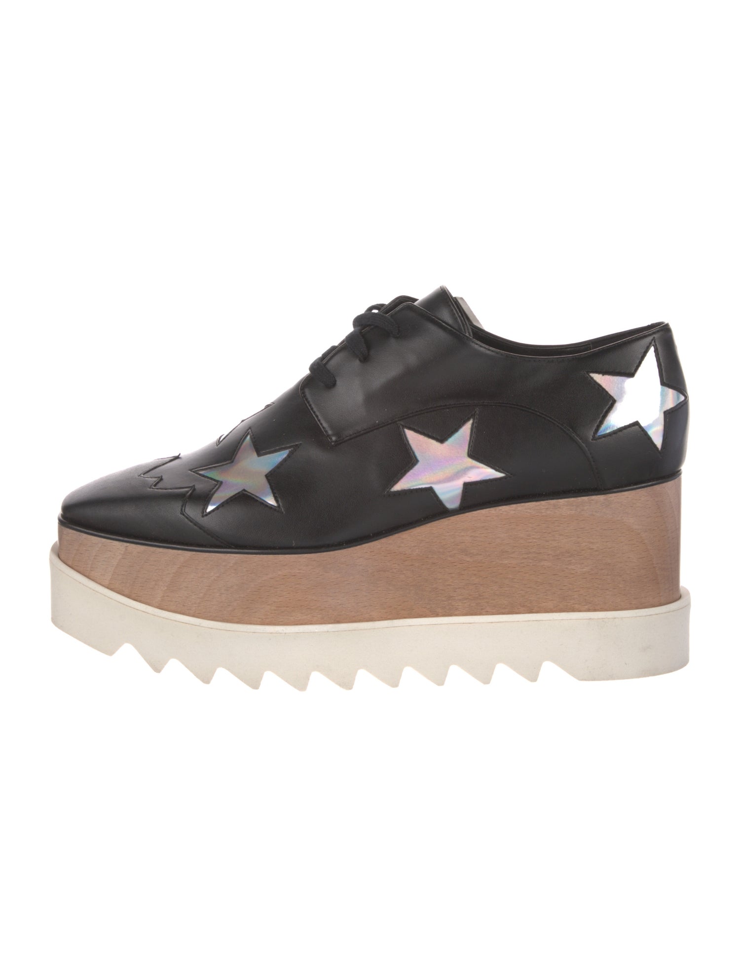 Stella McCartney Vegetarian Leather Printed Oxfords