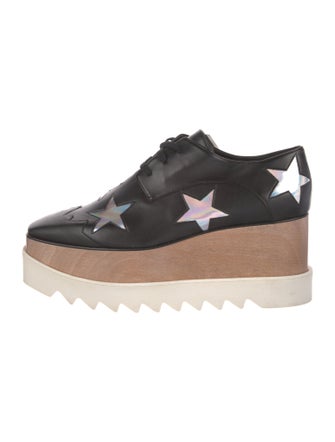 Stella McCartney Vegetarian Leather Printed Oxfords