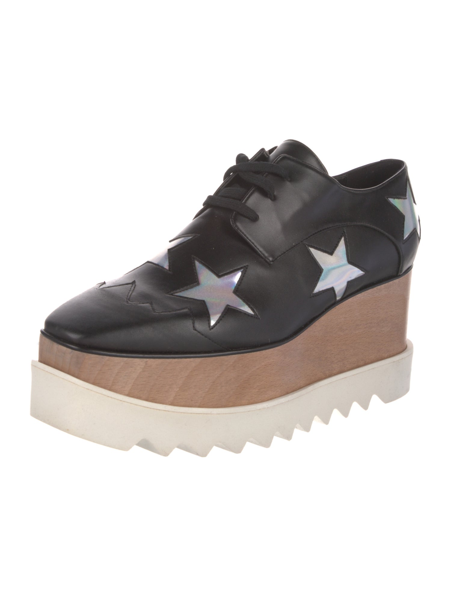 Stella McCartney Vegetarian Leather Printed Oxfords