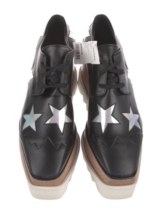 Stella McCartney Vegetarian Leather Printed Oxfords