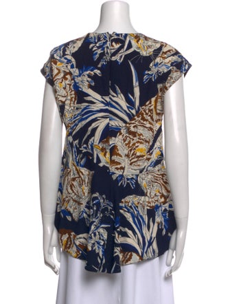 Stella McCartney Printed Scoop Neck Top