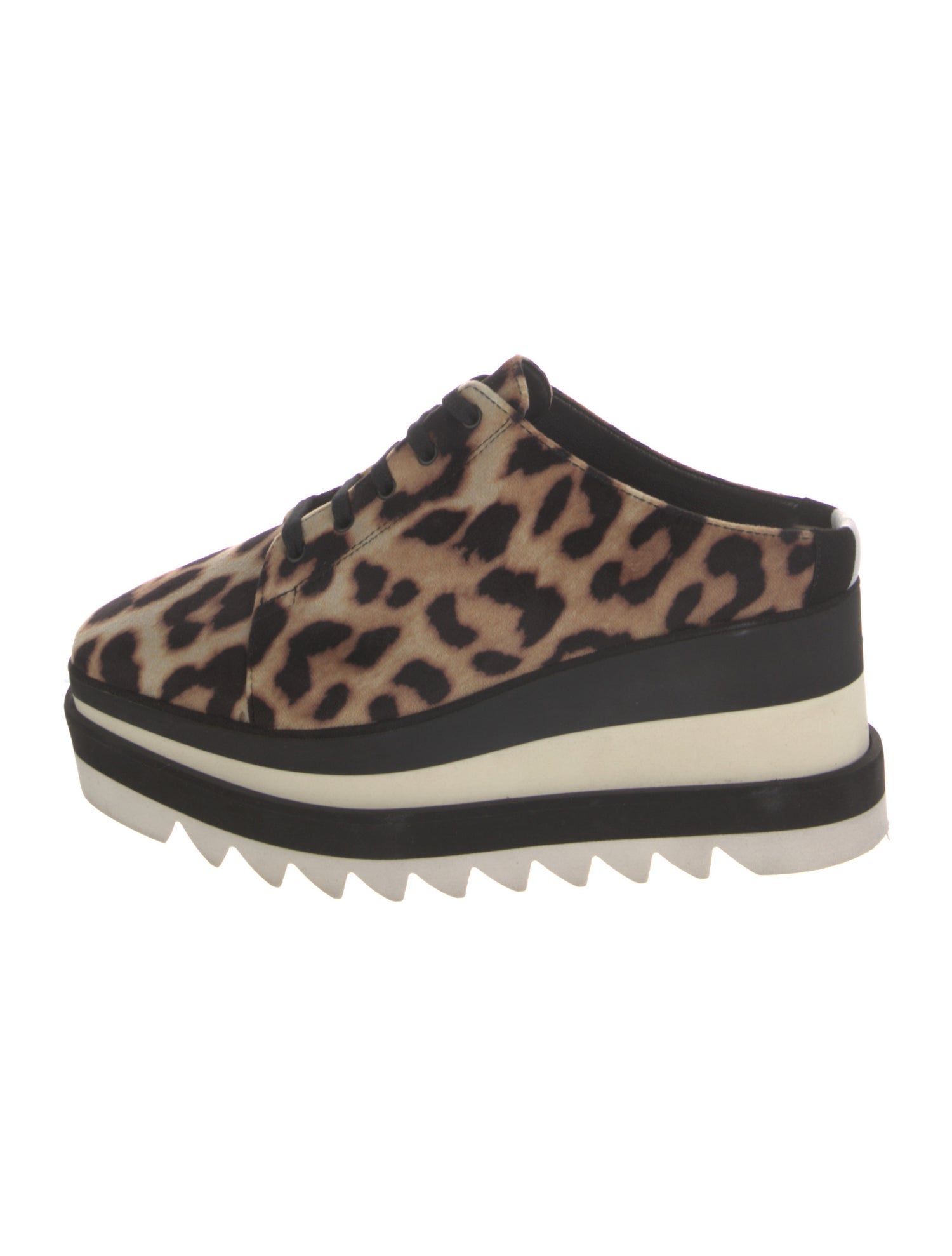 Stella McCartney Velvet Animal Print Sneakers