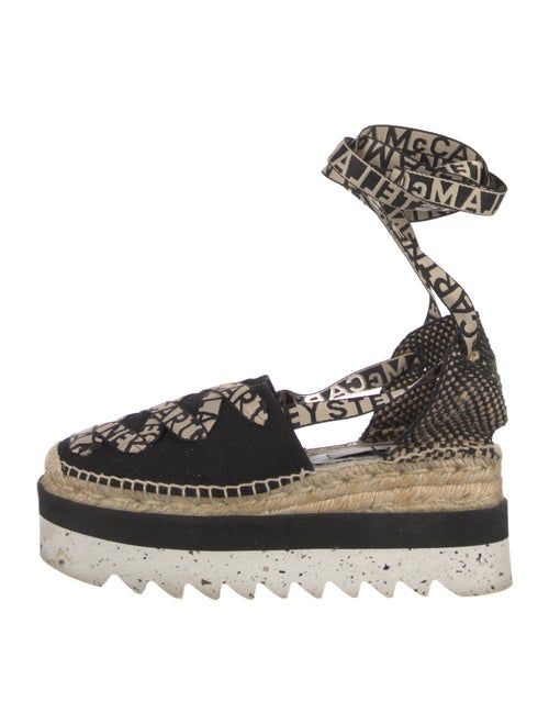 Stella McCartney Canvas Printed D'Orsay Flats