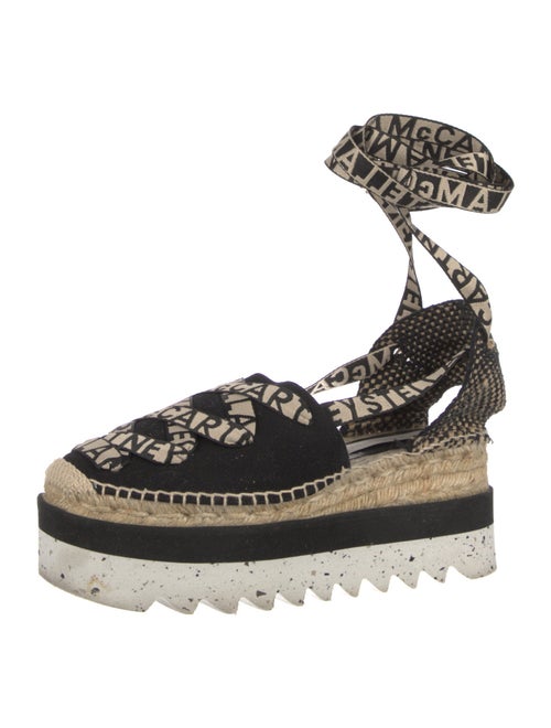 Stella McCartney Canvas Printed D'Orsay Flats