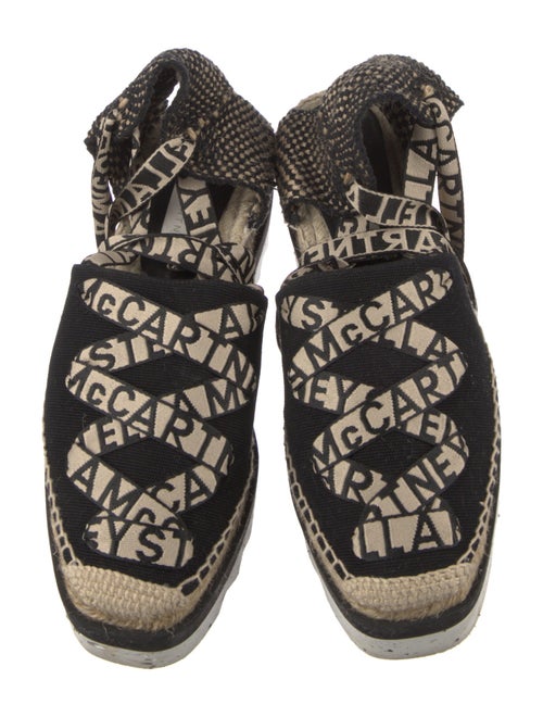 Stella McCartney Canvas Printed D'Orsay Flats