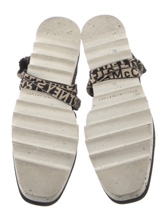 Stella McCartney Canvas Printed D'Orsay Flats