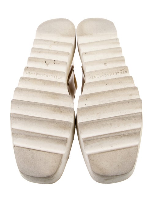 Stella McCartney Leather Studded Accents Slingback Sandals