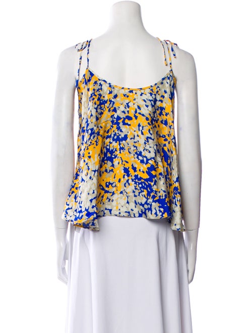 Stella McCartney Printed Scoop Neck Blouse