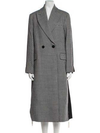Stella McCartney Wool Houndstooth Print Coat w/ Tags
