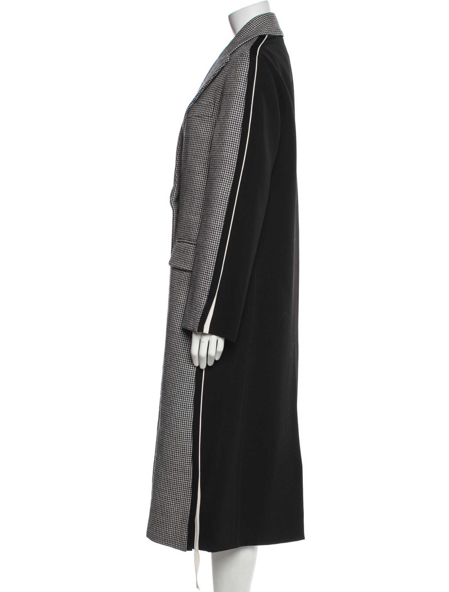 Stella McCartney Wool Houndstooth Print Coat w/ Tags