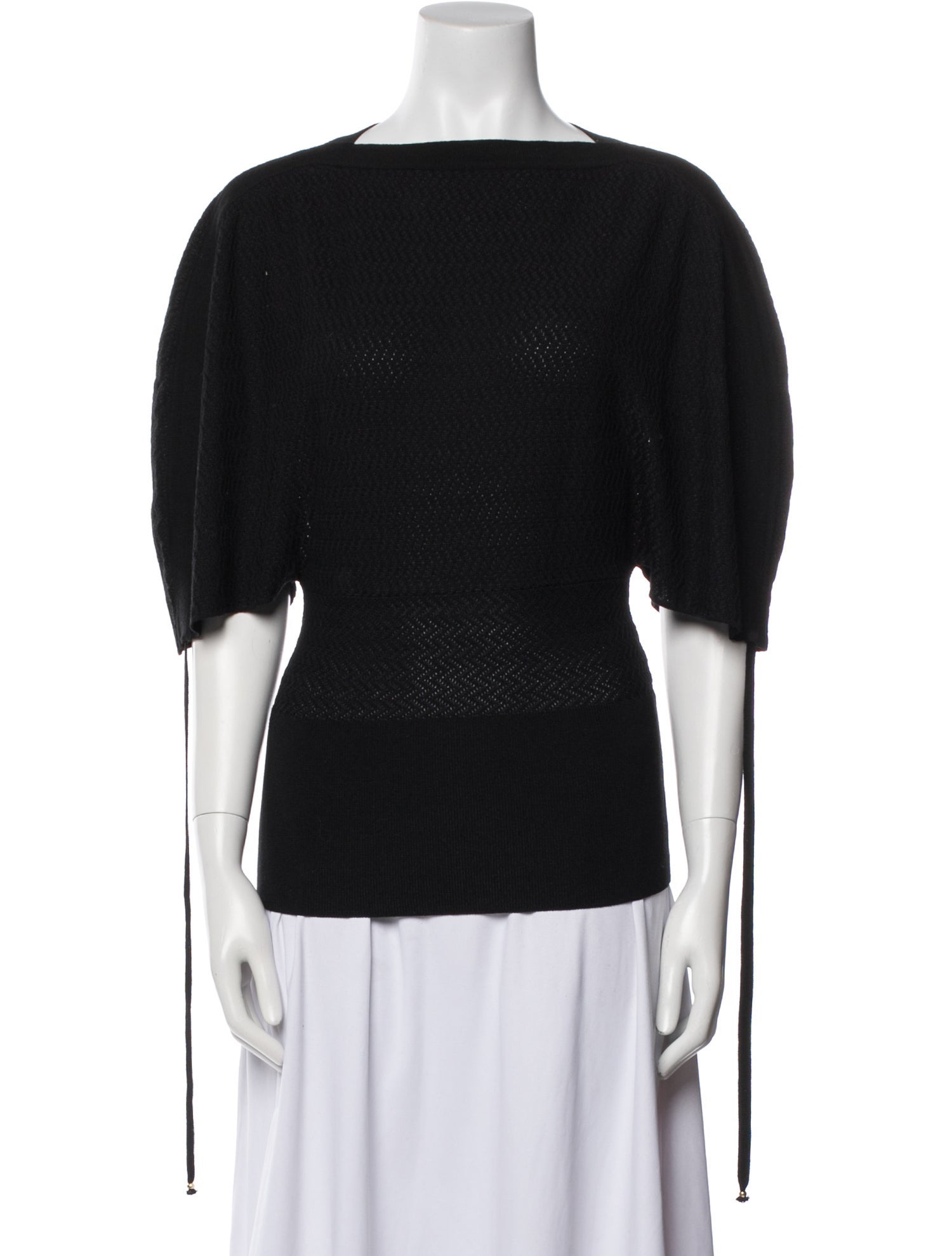 Stella McCartney Virgin Wool Bateau Neckline Sweater