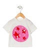 Stella McCartney Girls Short Sleeve Logo Print Shirt