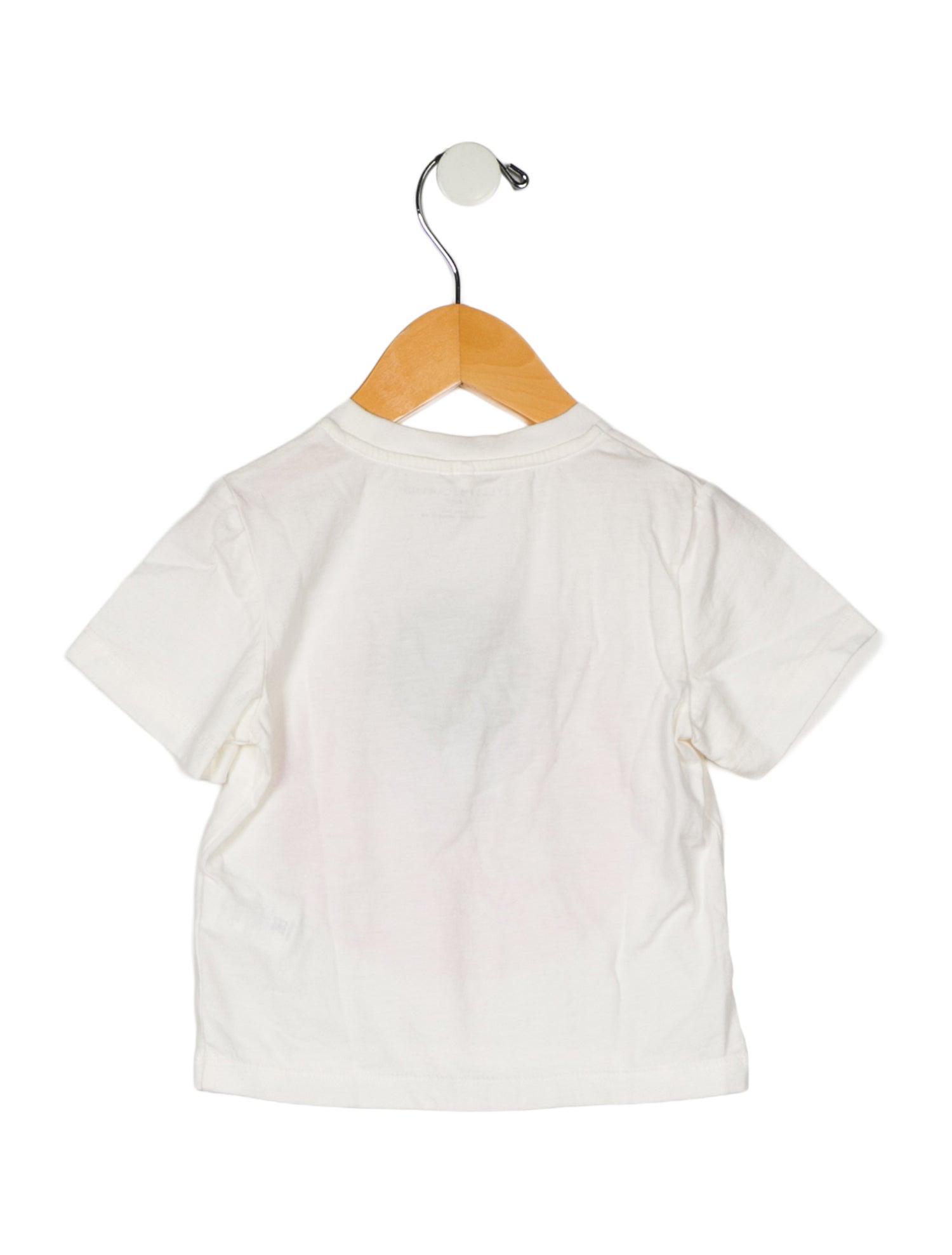 Stella McCartney Girls Short Sleeve Logo Print Shirt