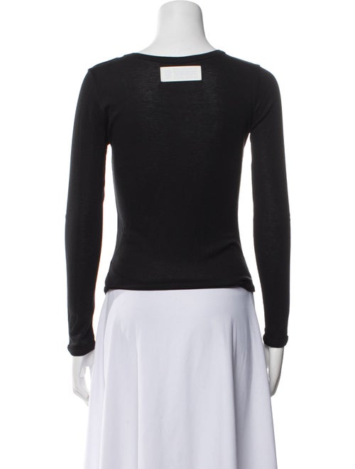 Stella McCartney Scoop Neck Long Sleeve Top