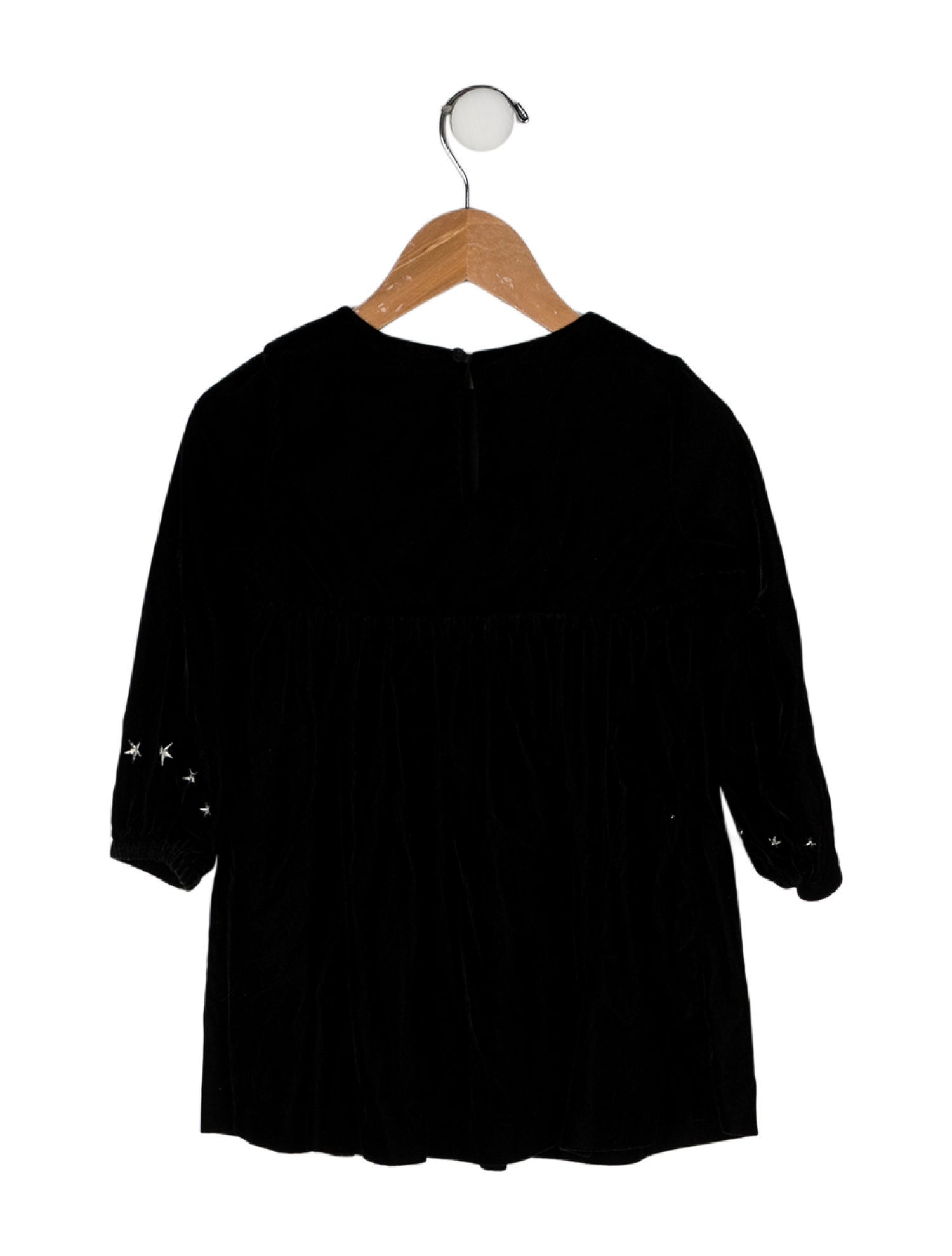 Stella McCartney Toddler Girls' Embroidered Accent Long Sleeve Dress