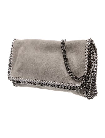Stella McCartney Vegetarian Suede Shoulder Bag
