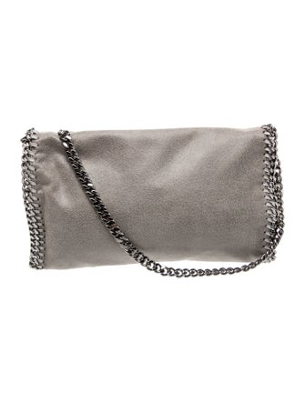Stella McCartney Vegetarian Suede Shoulder Bag