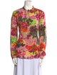 Stella McCartney Silk Floral Print Top