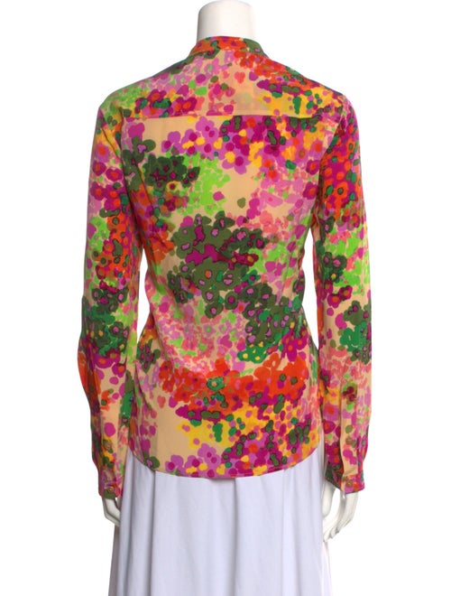 Stella McCartney Silk Floral Print Top