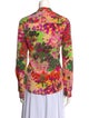 Stella McCartney Silk Floral Print Top