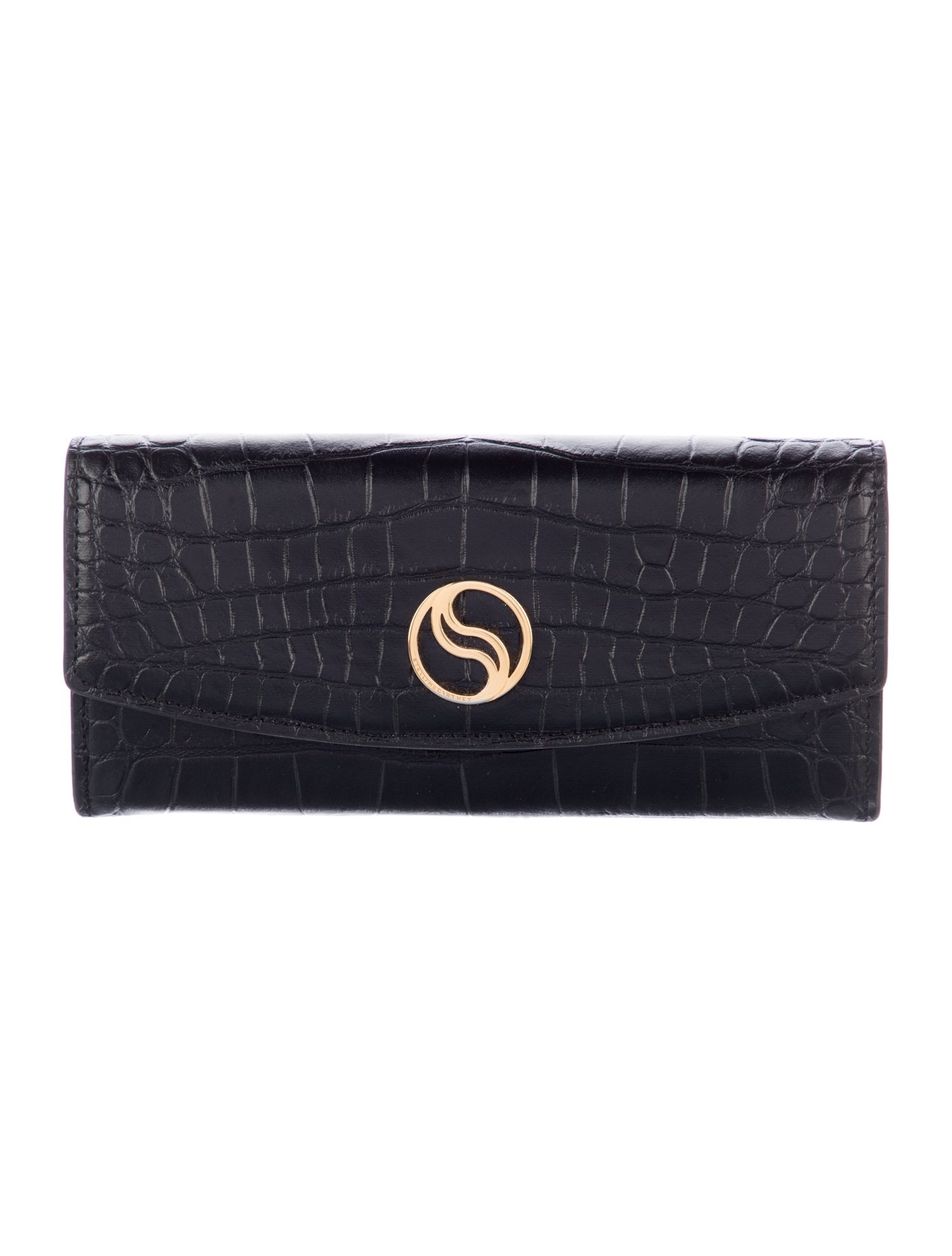Stella McCartney Leather Continental Wallet