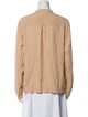 Stella McCartney V-Neck Long Sleeve Button-Up Top