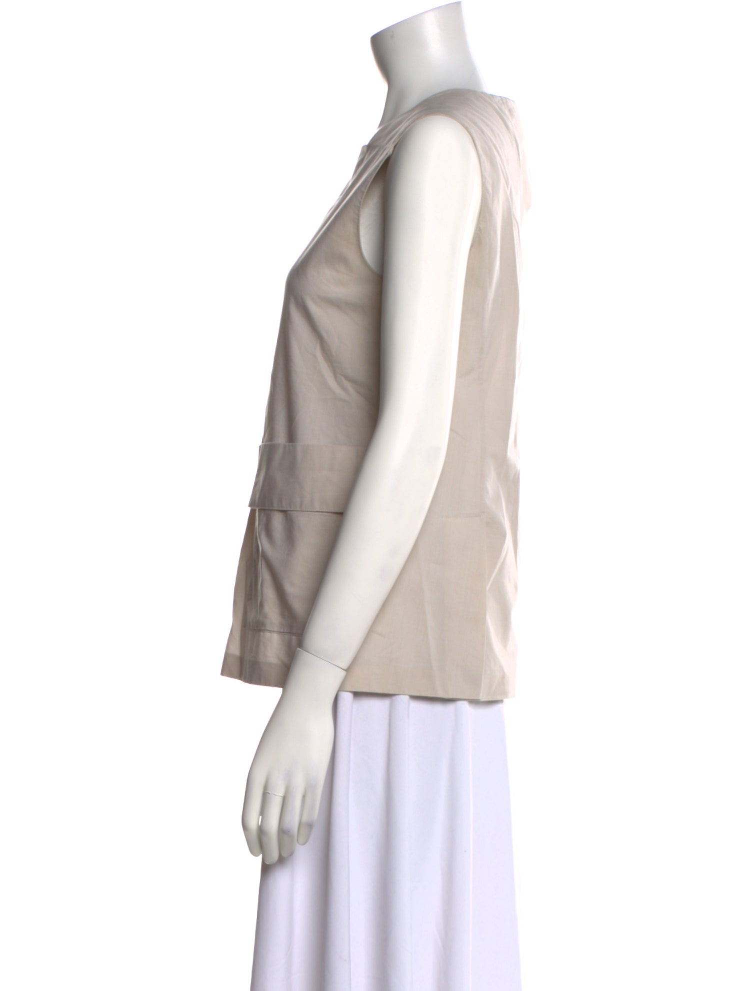 Stella McCartney Square Neckline Sleeveless Top