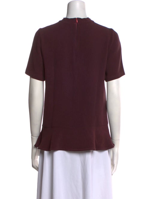 Stella McCartney Mock Neck Short Sleeve T-Shirt