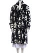 Stella McCartney Printed Faux Fur Coat