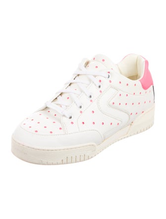 Stella McCartney Vegetarian Leather Lasercut Accents Sneakers