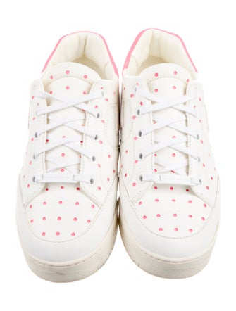 Stella McCartney Vegetarian Leather Lasercut Accents Sneakers