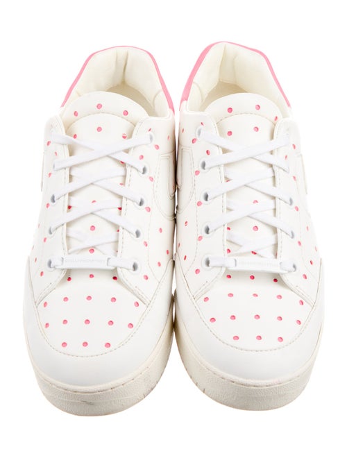 Stella McCartney Vegetarian Leather Lasercut Accents Sneakers