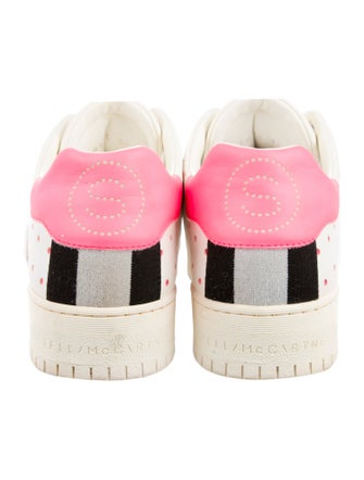 Stella McCartney Vegetarian Leather Lasercut Accents Sneakers