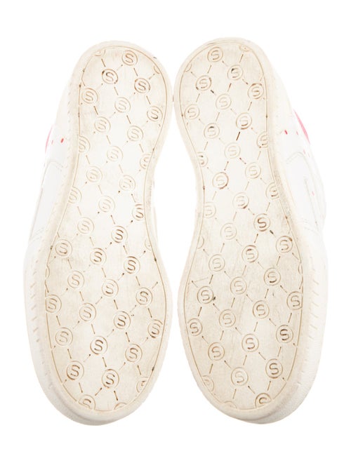 Stella McCartney Vegetarian Leather Lasercut Accents Sneakers