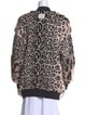 Stella McCartney Animal Print V-Neck Sweater