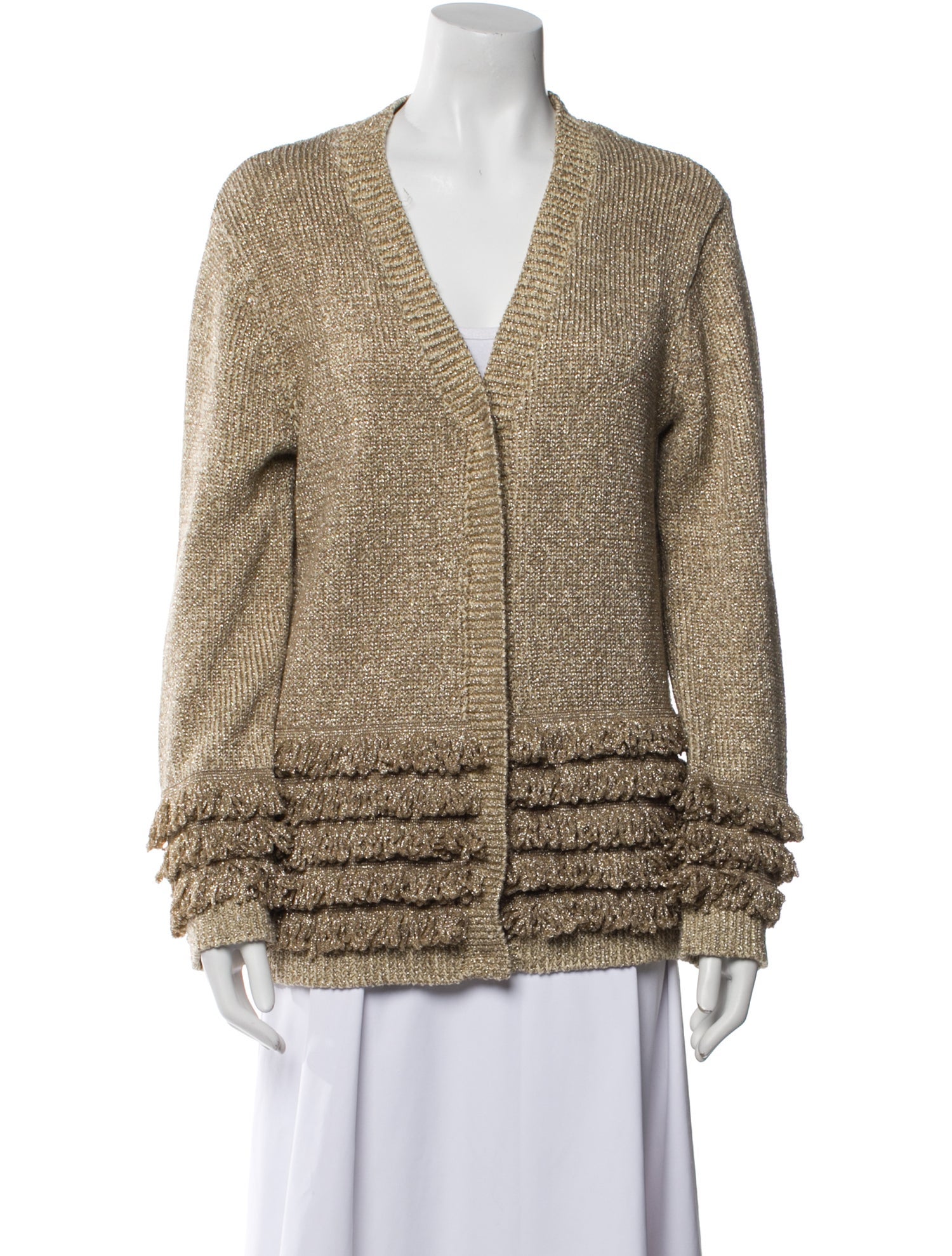 Stella McCartney Girls' Cotton Fringe Cardigan