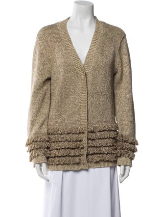 Stella McCartney Girls' Cotton Fringe Cardigan