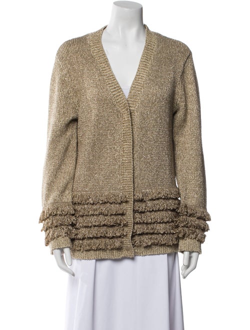 Stella McCartney Girls' Cotton Fringe Cardigan