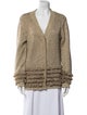 Stella McCartney Girls' Cotton Fringe Cardigan