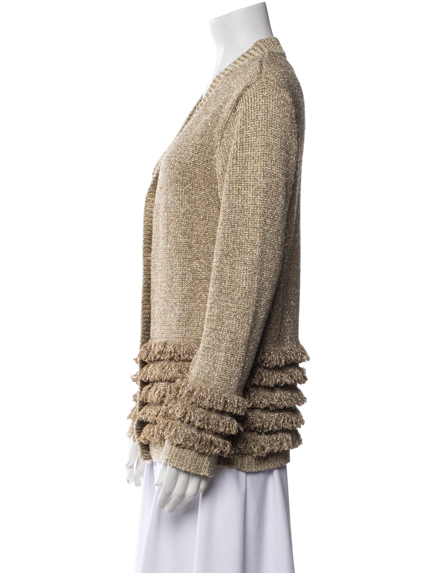 Stella McCartney Girls' Cotton Fringe Cardigan
