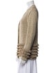 Stella McCartney Girls' Cotton Fringe Cardigan