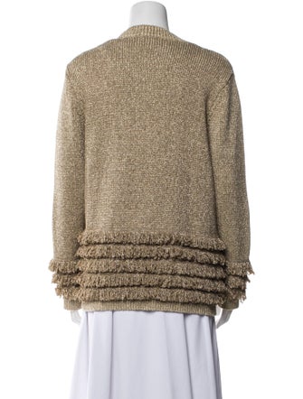 Stella McCartney Girls' Cotton Fringe Cardigan