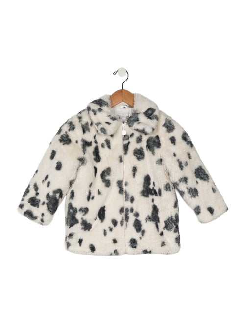 Stella McCartney Toddler faux fur dalmation print coat.