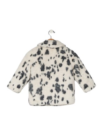 Stella McCartney Toddler faux fur dalmation print coat.